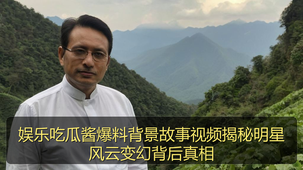 娱乐吃瓜酱爆料背景故事视频揭秘明星风云变幻背后真相