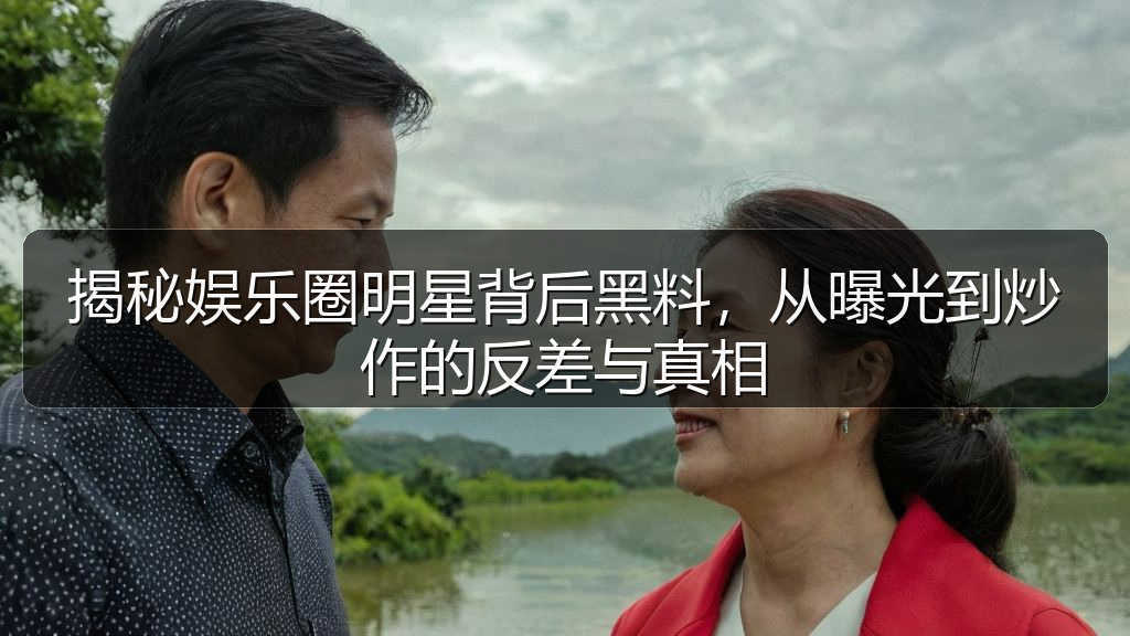 揭秘娱乐圈明星背后黑料，从曝光到炒作的反差与真相