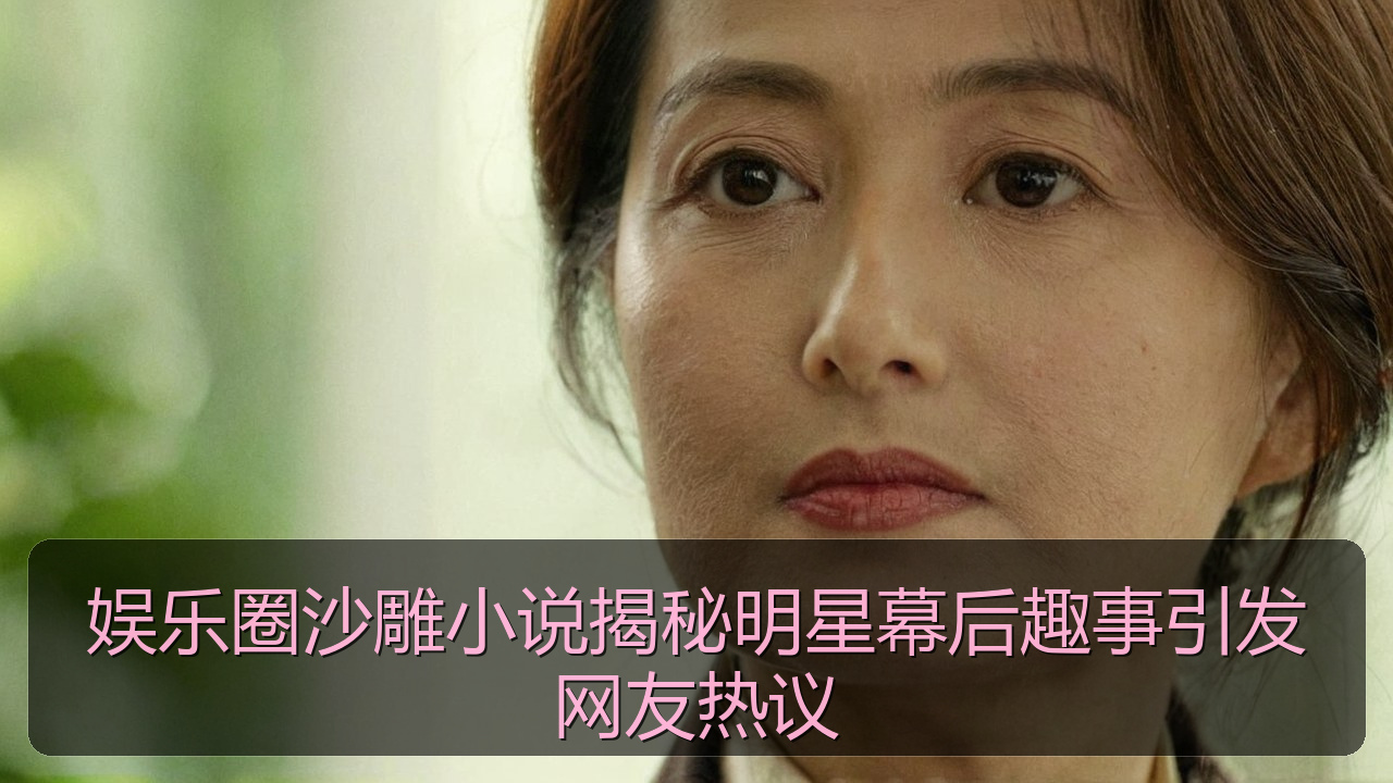 娱乐圈沙雕小说揭秘明星幕后趣事引发网友热议