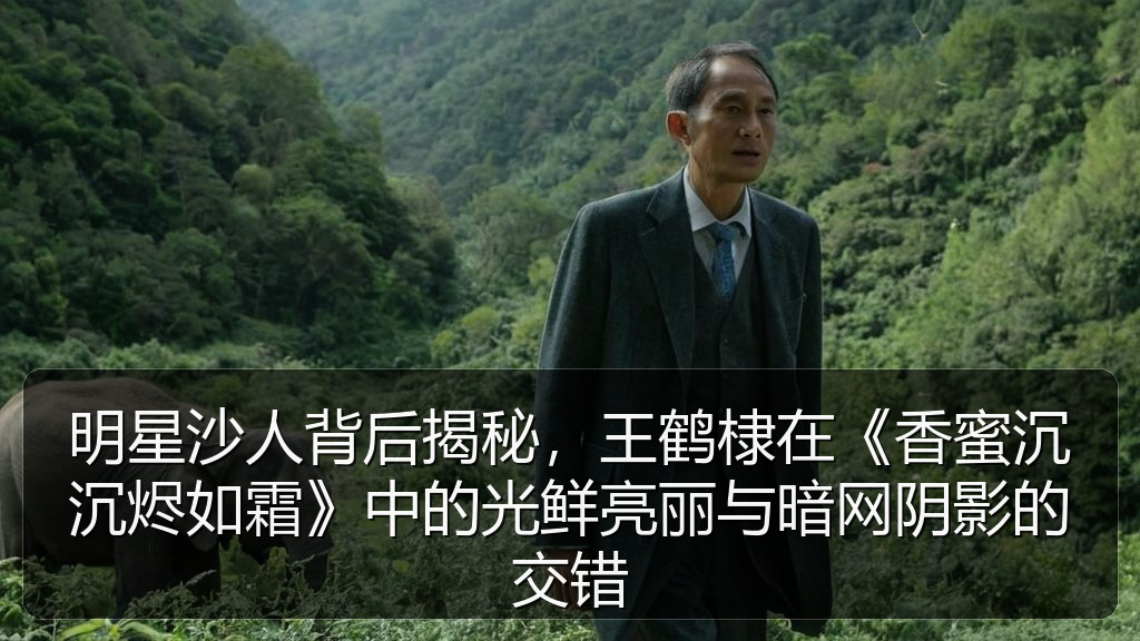 明星沙人背后揭秘，王鹤棣在《香蜜沉沉烬如霜》中的光鲜亮丽与暗网阴影的交错